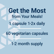 Life Extension Digestive Enzymes direction label.