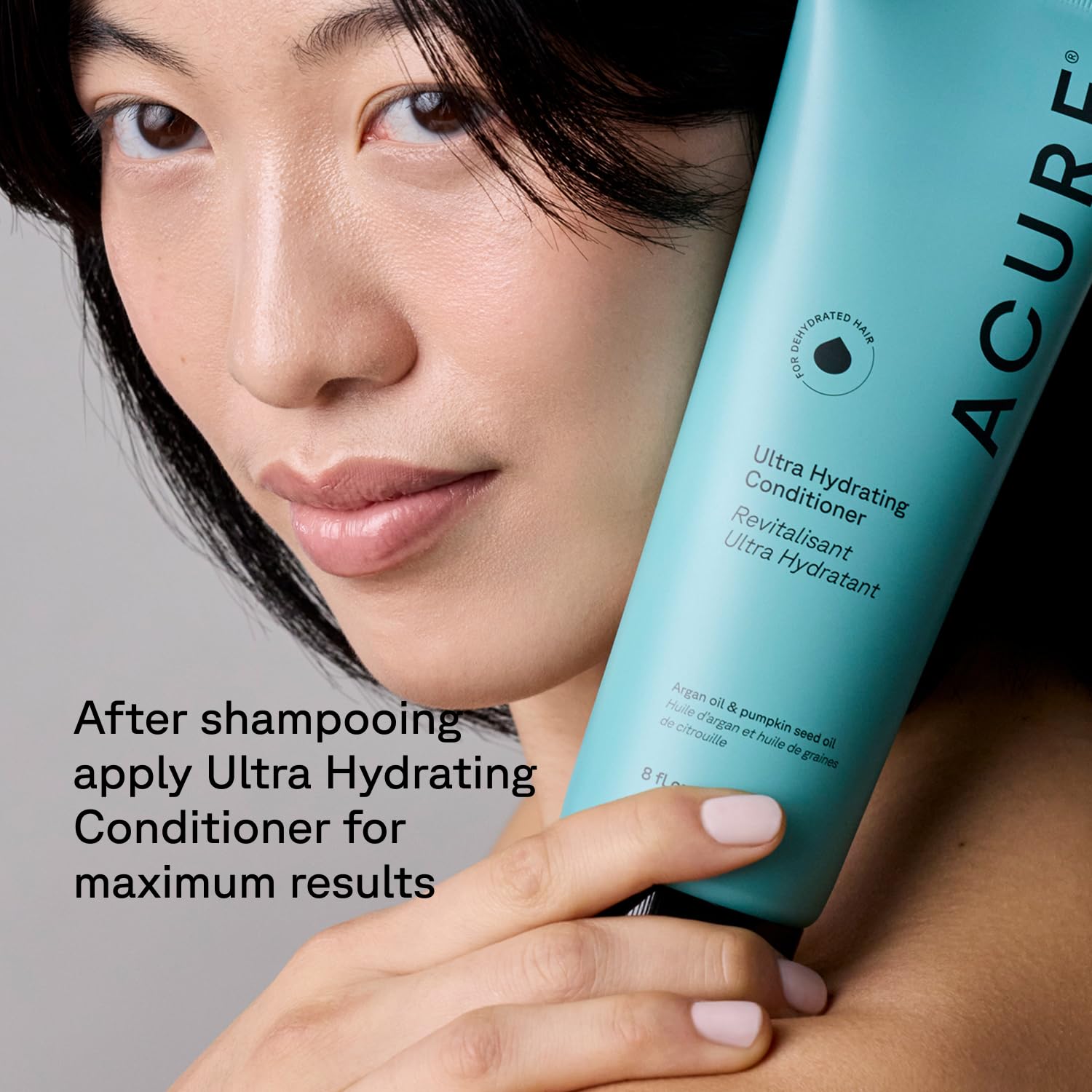 Acure Ultra Hydrating Conditioner vegan moisturising conditioner for dry hair 236ml lifestyle image
