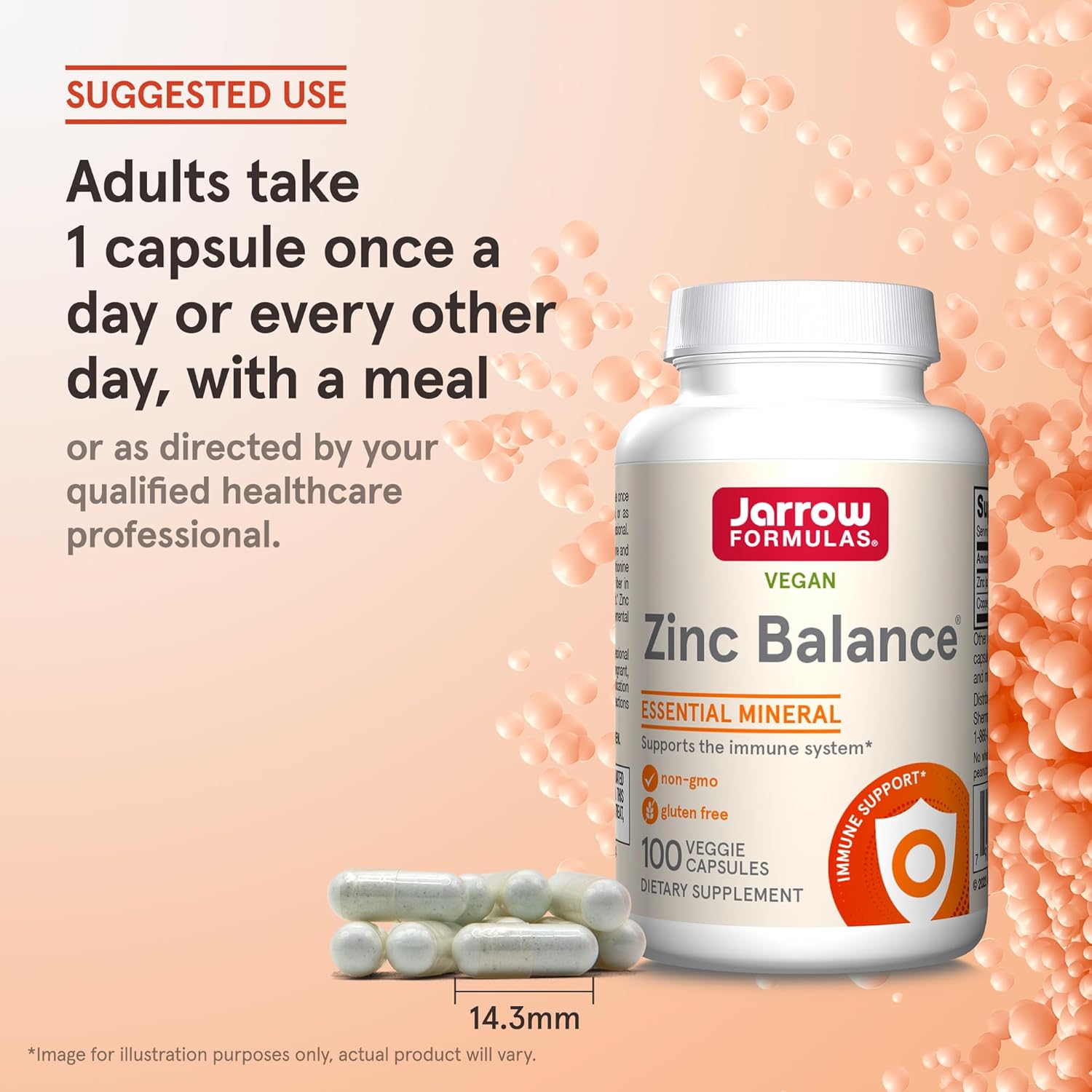 Jarrow Formulas Zinc Balance® – 100 Capsules