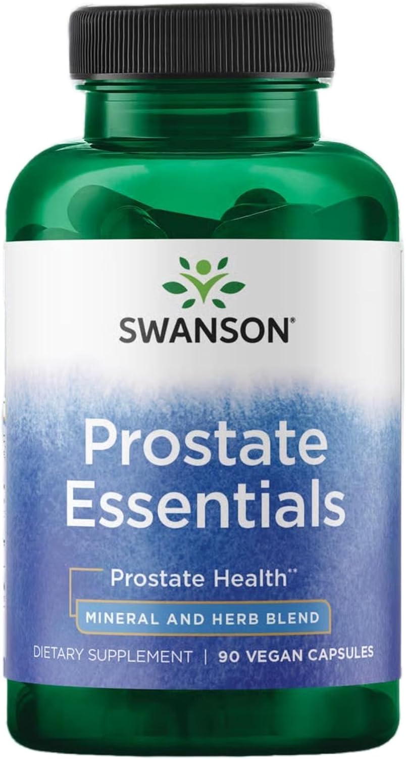 Swanson Prostate Essentials 90 Vegan Capsules | Mineral & Herb Blend