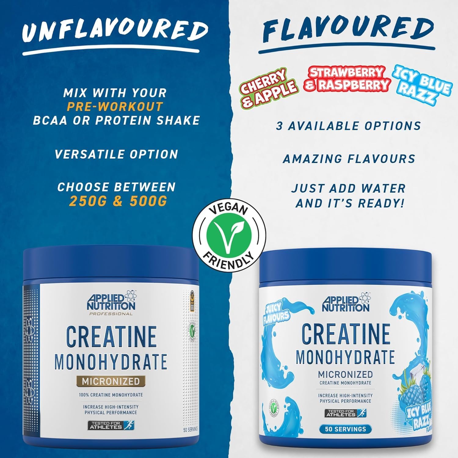 Applied Nutrition Creatine Monohydrate Powder, Cherry Apple - 250g