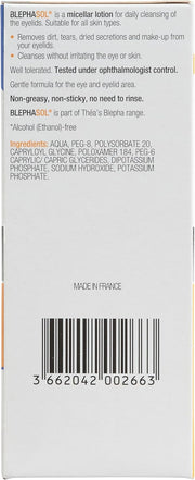 Barcode and product details for Blephasol Duo 100ml kit
