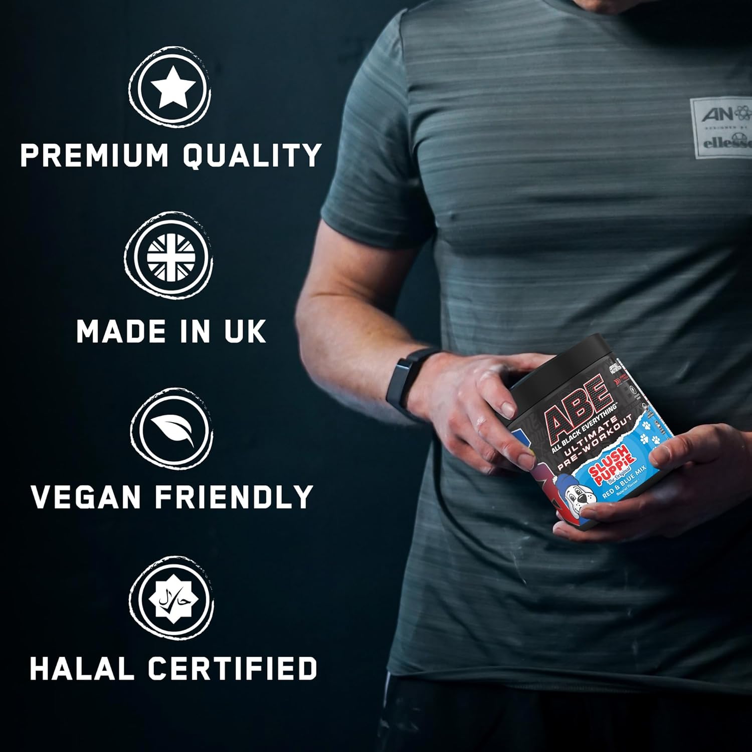 Applied Nutrition ABE Pre-Workout Powder, Slush Puppie - 375g