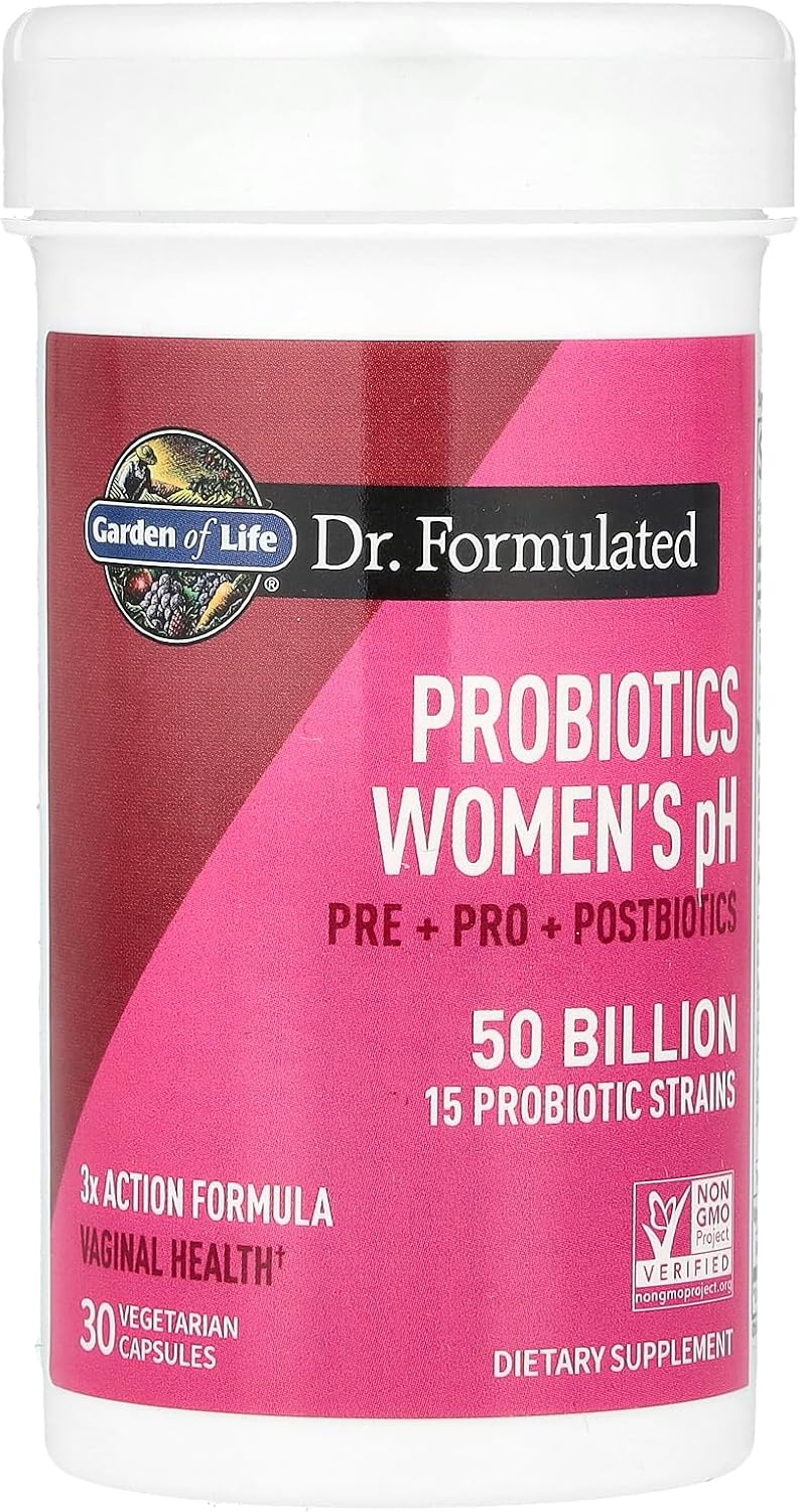 Garden of Life Dr. Formulated Women's Wholebiotic bottle, 30 capsules.