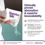 Magnesium bath flakes being poured into a running bath.