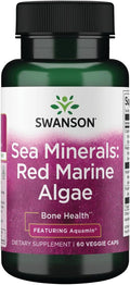 Swanson Sea Minerals Red Marine Algae Capsules – 60 Veggie Capsules