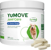 YuMOVE Joint Support Supplement for Senior Dogs, 240-tablet value-size tub.