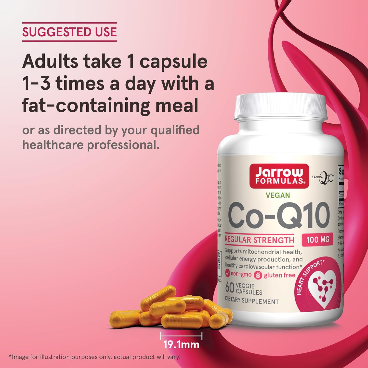 Jarrow Formulas Co-Q10 100 mg – 60 Veggie Capsules