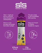 SIS Science in Sport GO Isotonic Energy Gel, Blackcurrant - 6 x 60ml