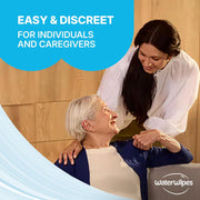 WaterWipes Sensitive+ Body & Intimate XL Wipes, soft pack packaging, unscented, 30 wipes, directions for use