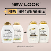 OGX Nourishing Coconut Milk Conditioner - 385ml. Old & new packaging.