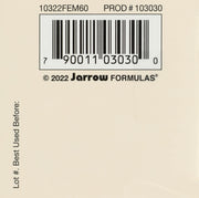 Barcode Image: Jarrow Formulas Fem-Dophilus 5 billion CFU veggie capsules 60 count barcode packaging
