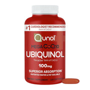 Qunol Mega Ubiquinol CoQ10 100mg Softgels