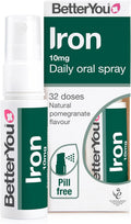 BetterYou Iron 10mg Oral Spray, Natural Pomegranate - 25ml
