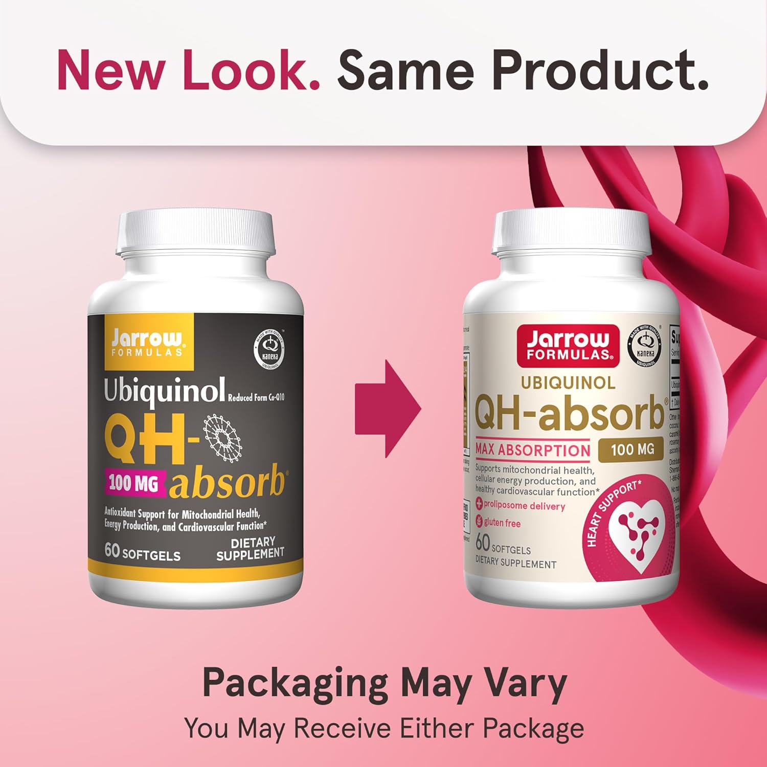 Jarrow Formulas QH-absorb  100 mg – 60-120 Softgels