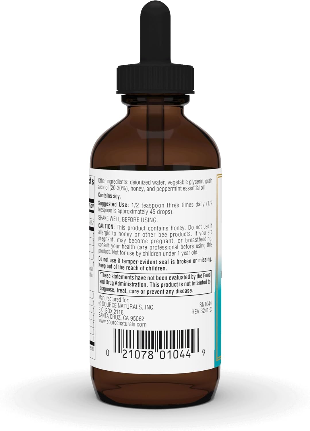 Barcode image: Source Naturals Wellness Herbal Resistance liquid bottle barcode 59.14ml