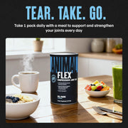 How to Use: Animal Flex joint support supplement daily pack sachet instructions 44 count