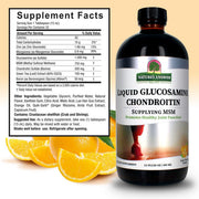Nature's Answer Liquid Glucosamine Chondroitin MSM Orange 480ml supplement facts and directions