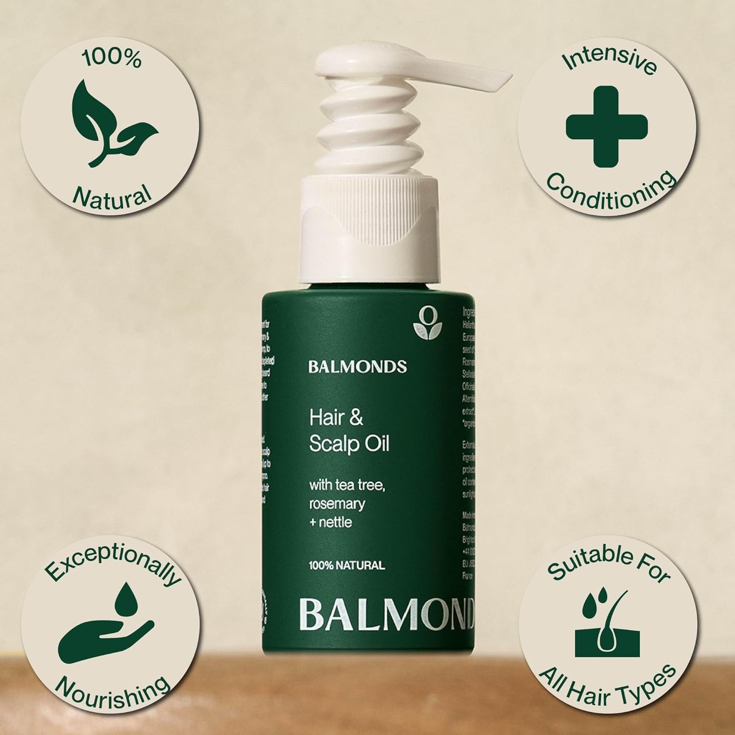 Balmonds Hair & Scalp Oil Tea Tree Blend - 50ml