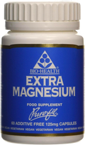 Bio-Health Extra Magnesium 125mg Capsules - 60 Count
