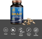 The Good Guru Pearl Shilajit Extract - 80% Fulvic Acid - 90 Capsules