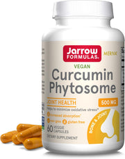 Jarrow Formulas Curcumin Phytosome 500 mg 60-120 Veggie Capsules