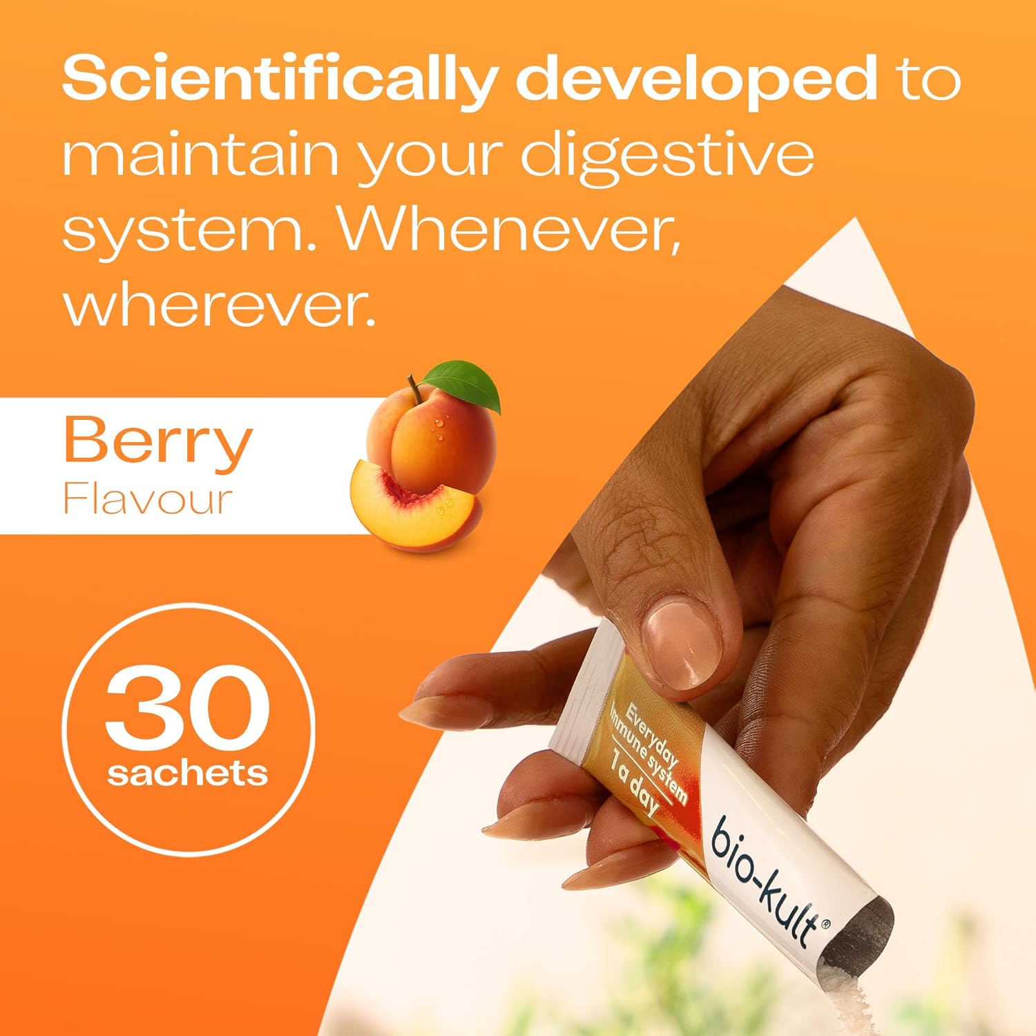 Bio-Kult convenient daily peach powder sachets