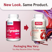 Jarrow Formulas L-Tyrosine 500mg Capsules - 100 Count