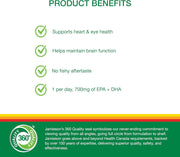 Jamieson Omega-3 Mini Softgels, Natural Lemon - 300 Count