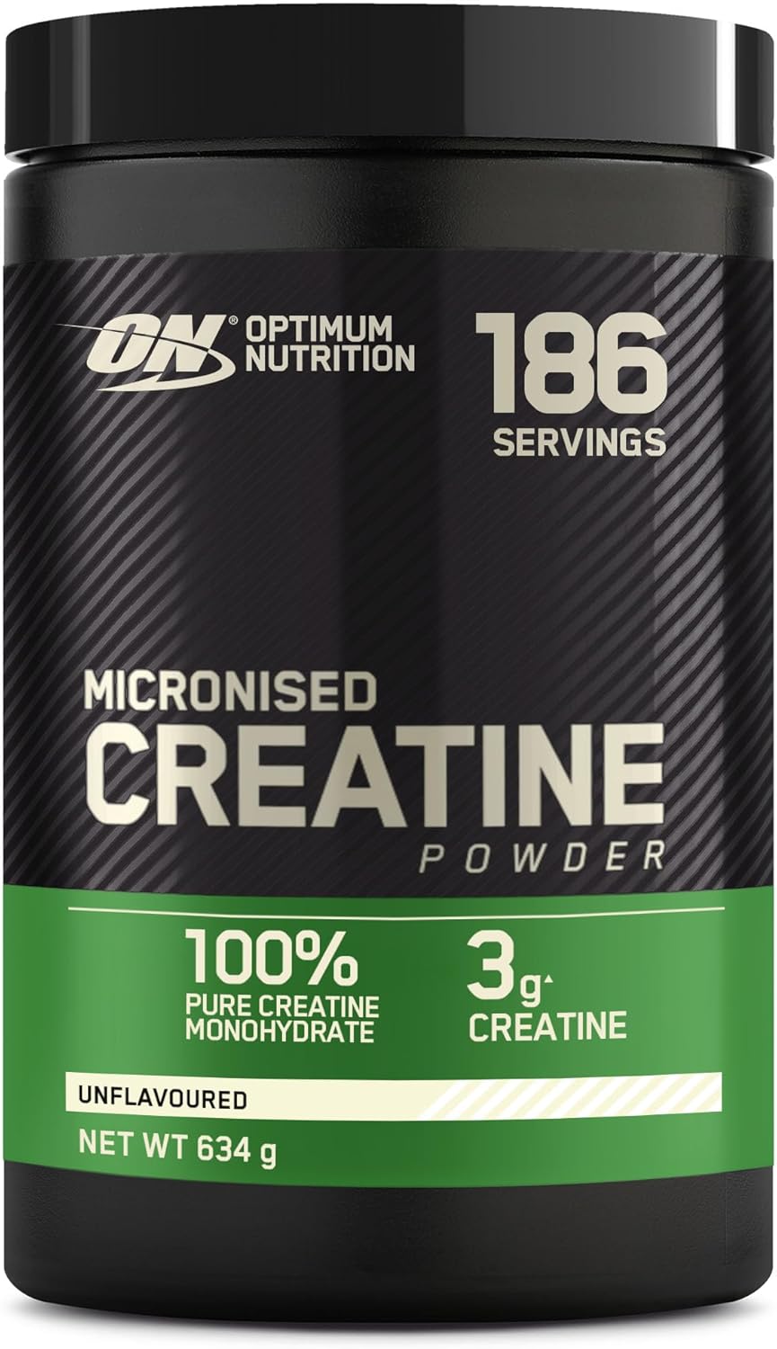 Optimum Nutrition Micronised Creatine Powder container