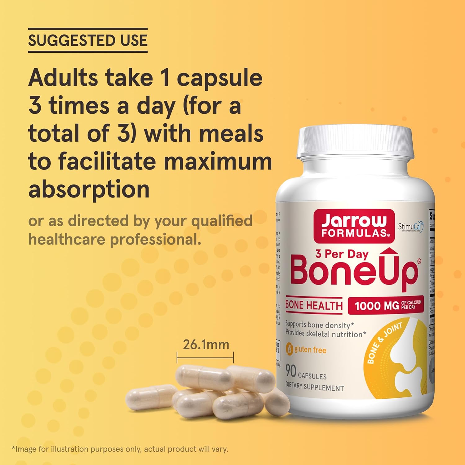 Jarrow Formulas BoneUP 3-Per Day – 90 or 180 Capsules