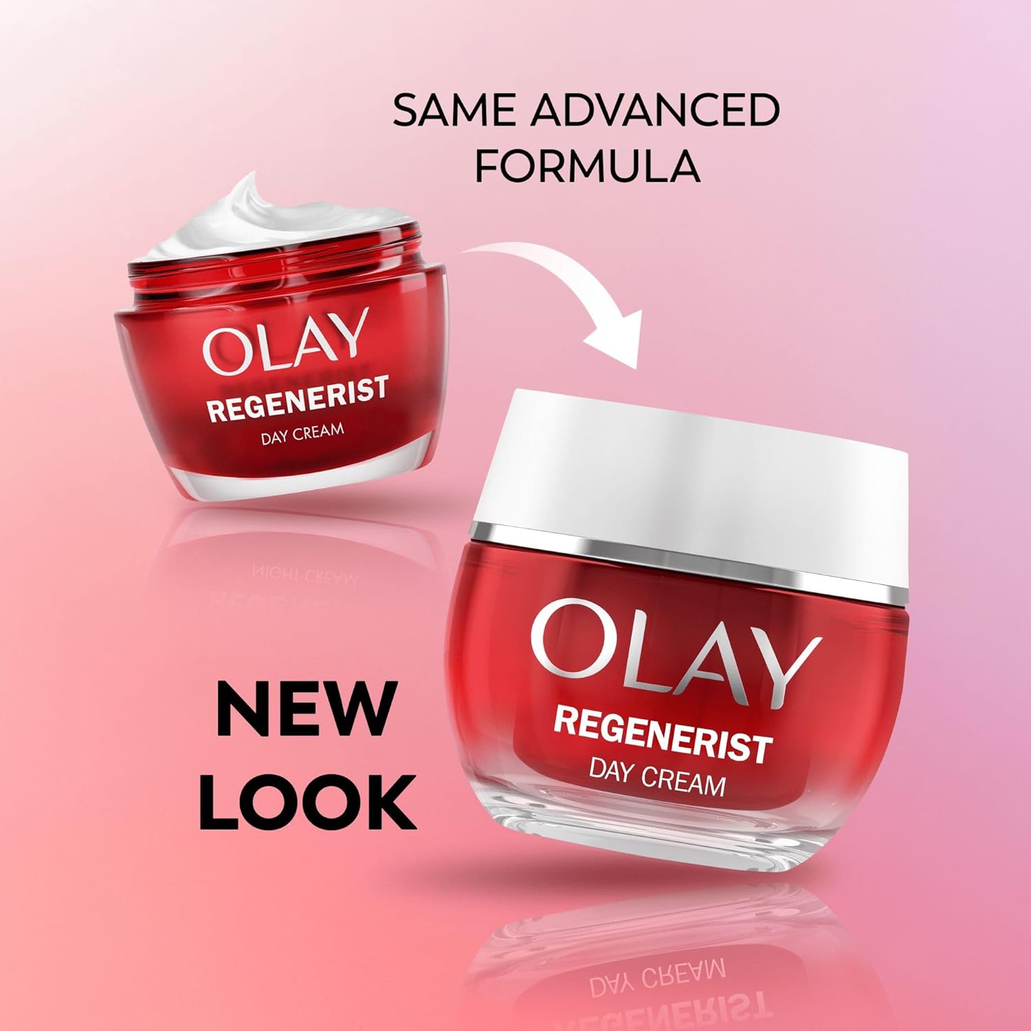 Olay Regenerist Daily Moisturising Cream - 50ml old & new packaging.
