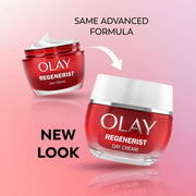 Olay Regenerist Daily Moisturising Cream - 50ml old & new packaging.