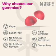 Nutriburst Radiance Renew Gummies - with Hyaluronic Acid & Biotin - 60 Count