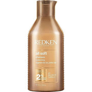 Redken All Soft Shampoo bottle with Argan Oil, 300ml size, on clean background.