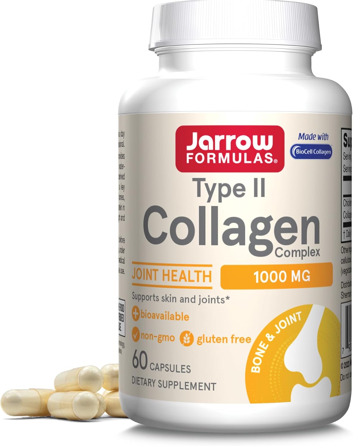Jarrow Formulas Type II Collagen Complex 1000 mg – 60 Capsules