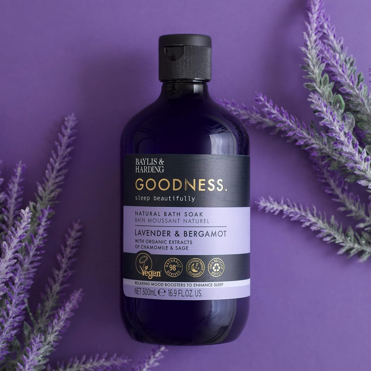 Baylis & Harding Goodness Natural Bath Soak Lavender & Bergamot