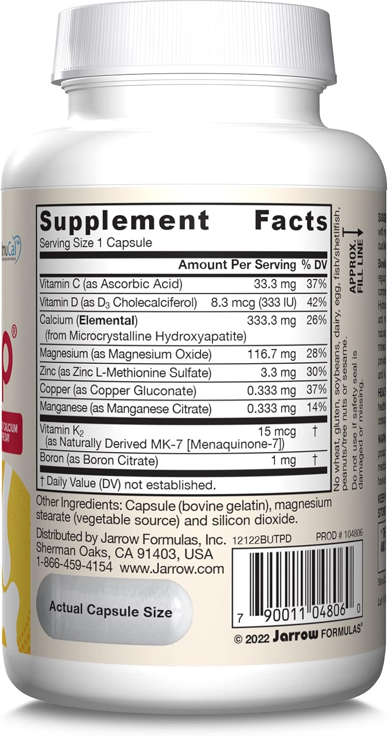 Jarrow Formulas BoneUP 3-Per Day – 90 or 180 Capsules