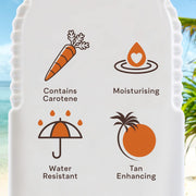 Malibu SPF8 Bronzing Butter with Carotene & Coconut Oil – 300ml | Nourishing, Fast-Acting Formula for a Radiant, Sun-Kissed Glow