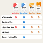 Hero Mighty Patch Nose - Overnight XL Hydrocolloid Patches variants.
