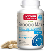 Jarrow Formulas BroccoMax® 35 mg – 60-120 Delayed Release Veggie Capsules