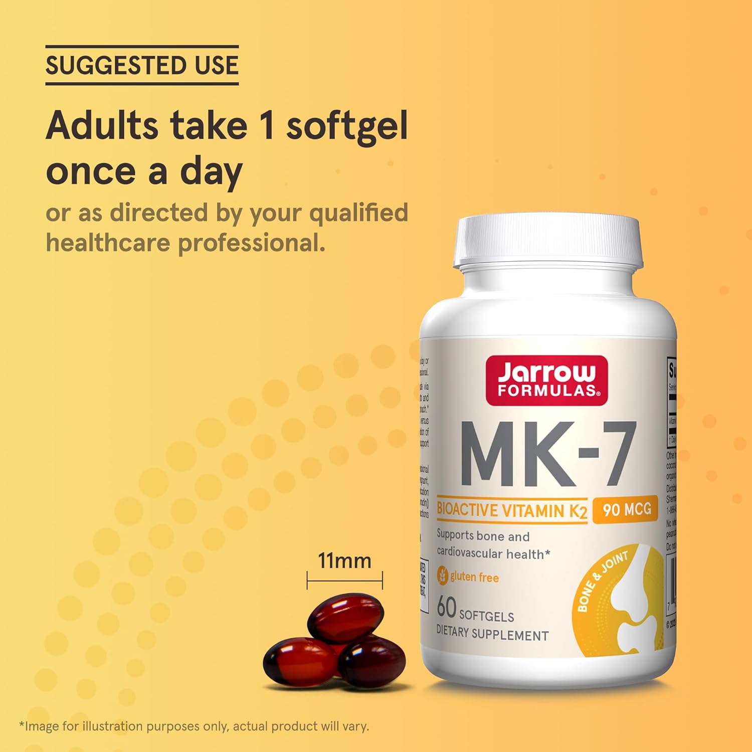 Jarrow Formulas MK-7 - 90 mcg – 60-120 Softgels