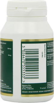 Bio-Health Slippery Elm capsules bottle barcode 120 capsules