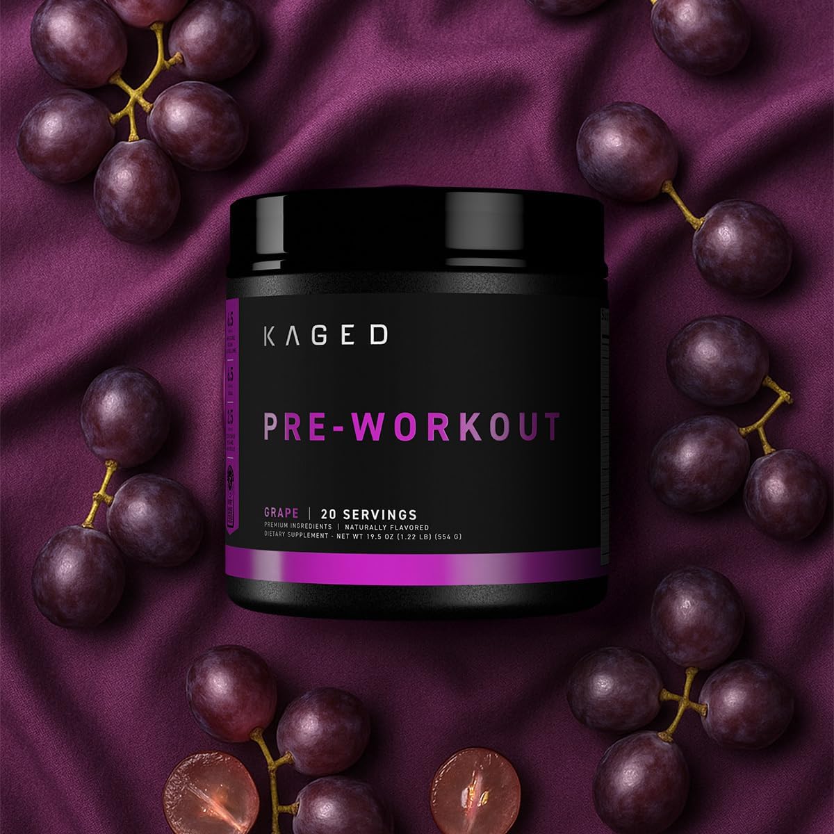 Kaged Original Supplement Powder Grape – 554g