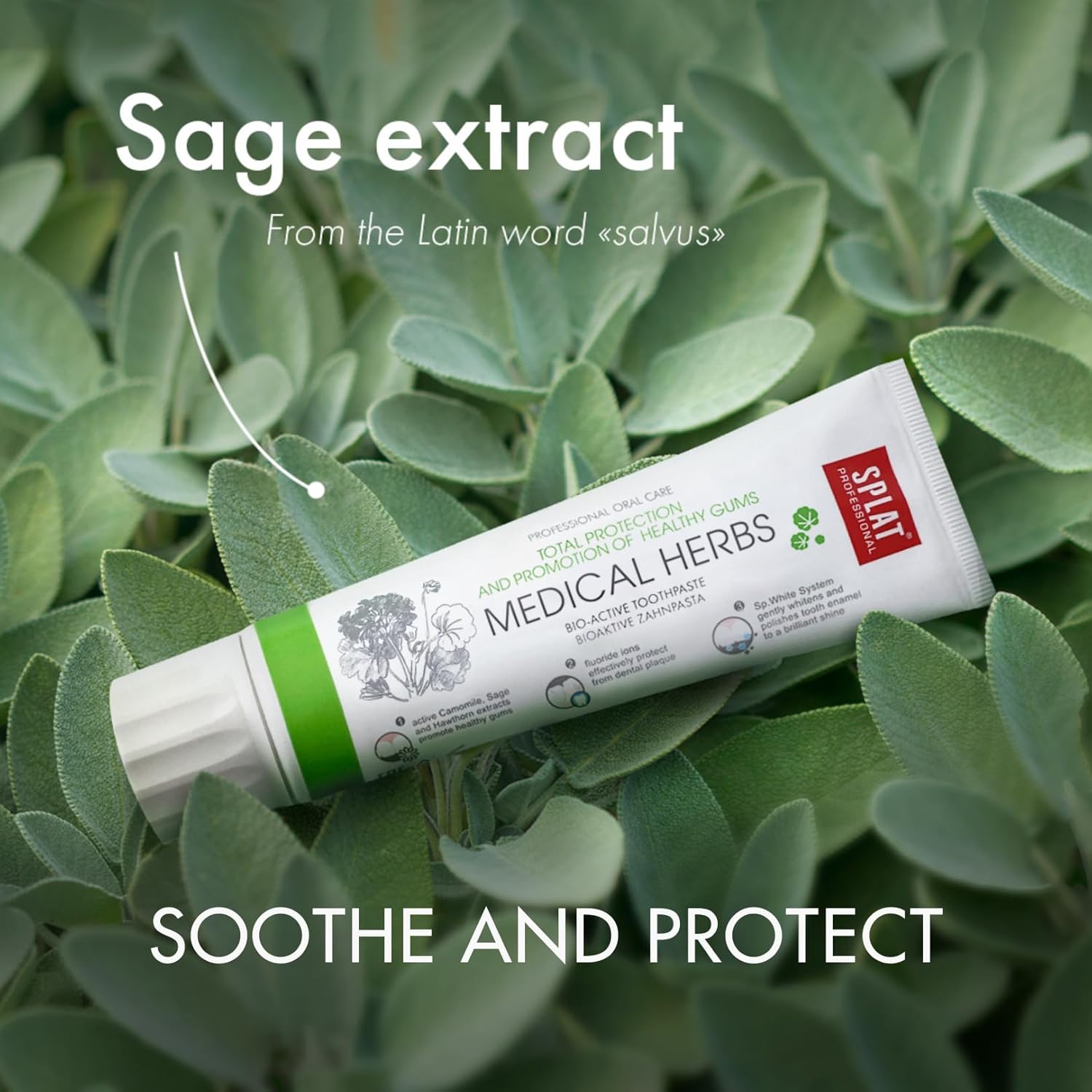 SPLAT Professional Herbal Toothpaste - Sage & Chamomile