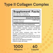 Jarrow Formulas Type II Collagen Complex 1000 mg – 60 Capsules