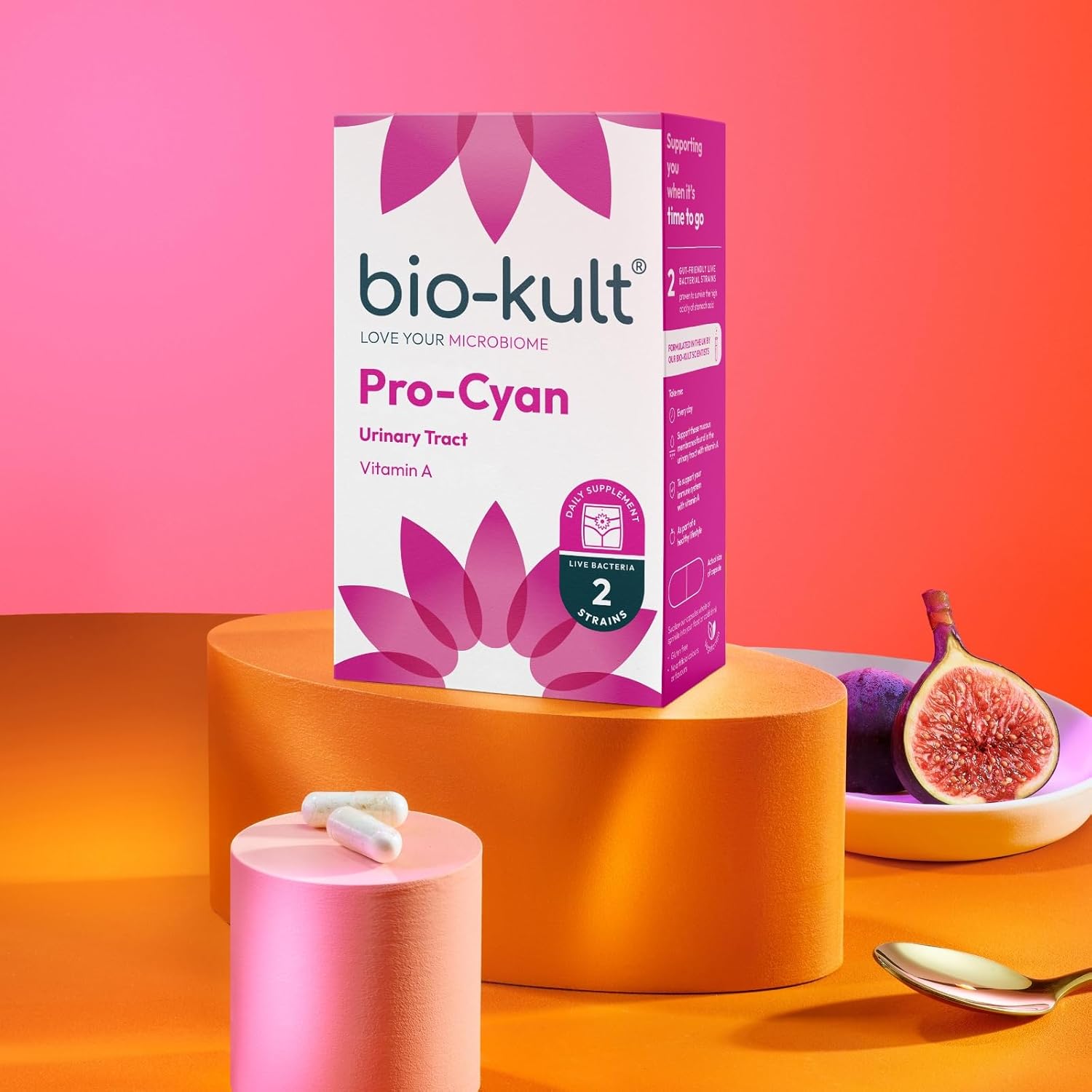 Bio-Kult Pro-Cyan Probiotic with Cranberry & Vitamin A - 45 Capsules