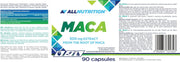 Allnutrition Maca 500mg Extract 90 capsules retail barcode packaging