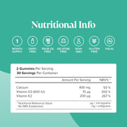 Novomins Nutrition Calcium & Vitamin D Gummies