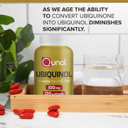 Qunol Ubiquinol CoQ10 100mg Softgels 120 Count